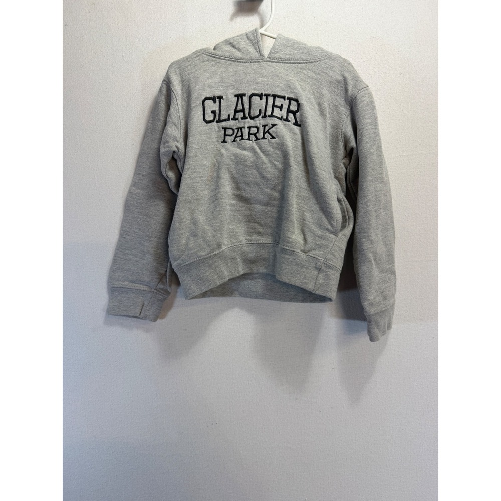 Wild Child Hoodies Glacier Park Wolf Gray Pullover Hoodie Kids 4T